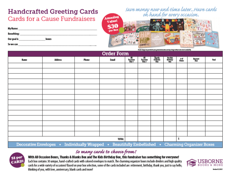 Send a warm greeting Greeting Card Fundraiser for the Church United