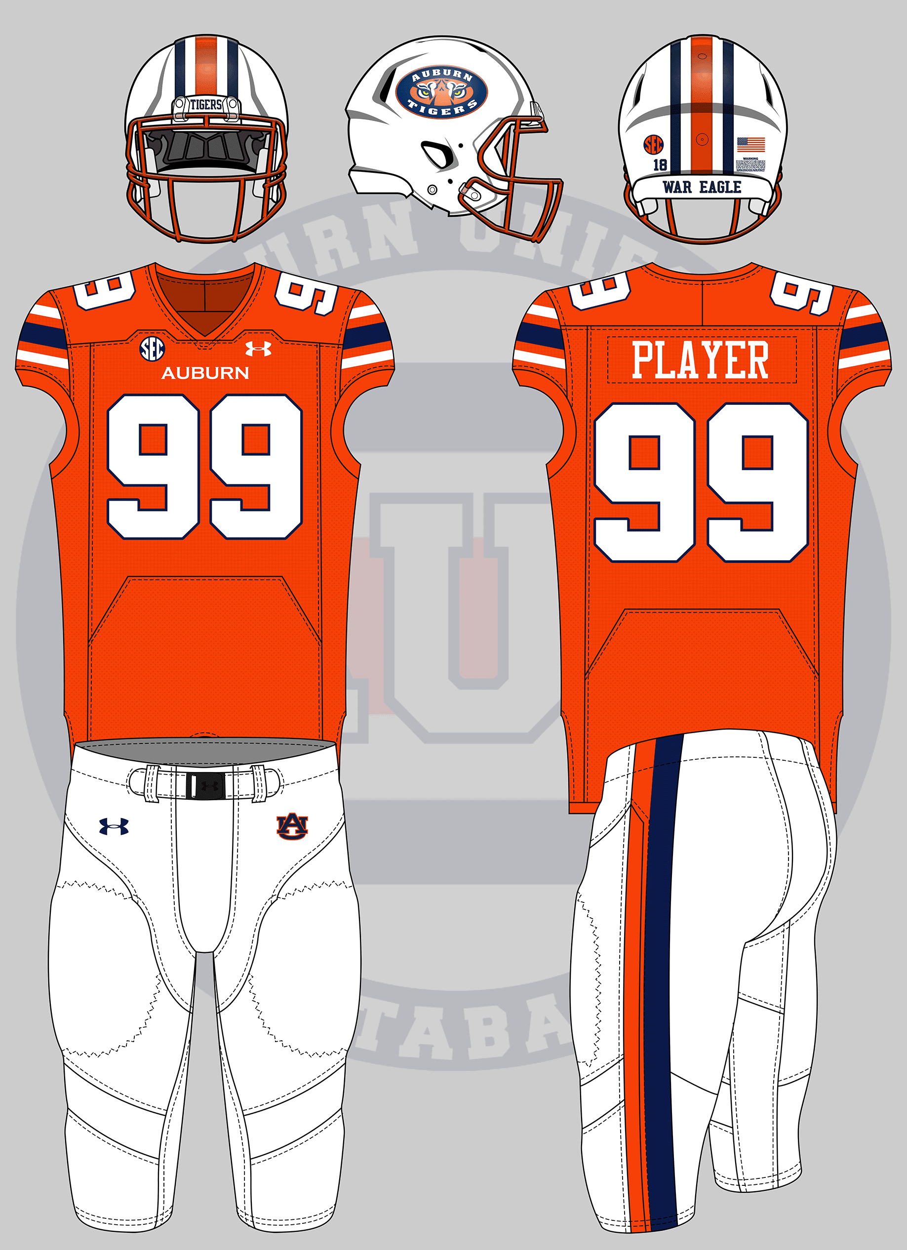 Crazy Auburn Concept Uniforms Round 5 Auburn Uniform Database