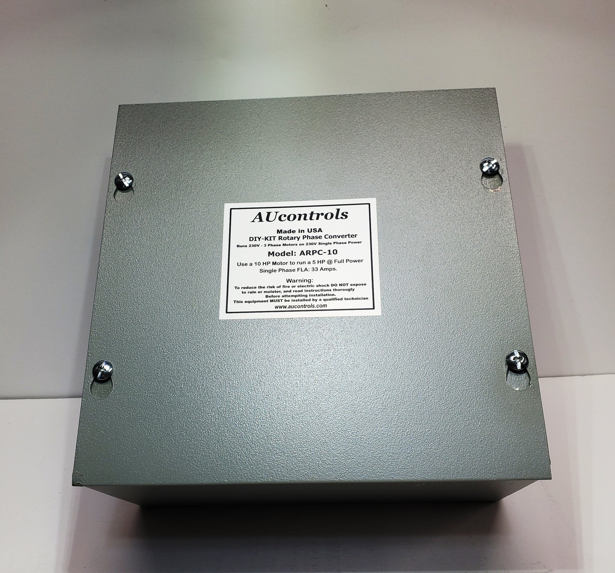 DIYKIT ARPC10, make your own Rotary Phase Converter, run a 5HP 3