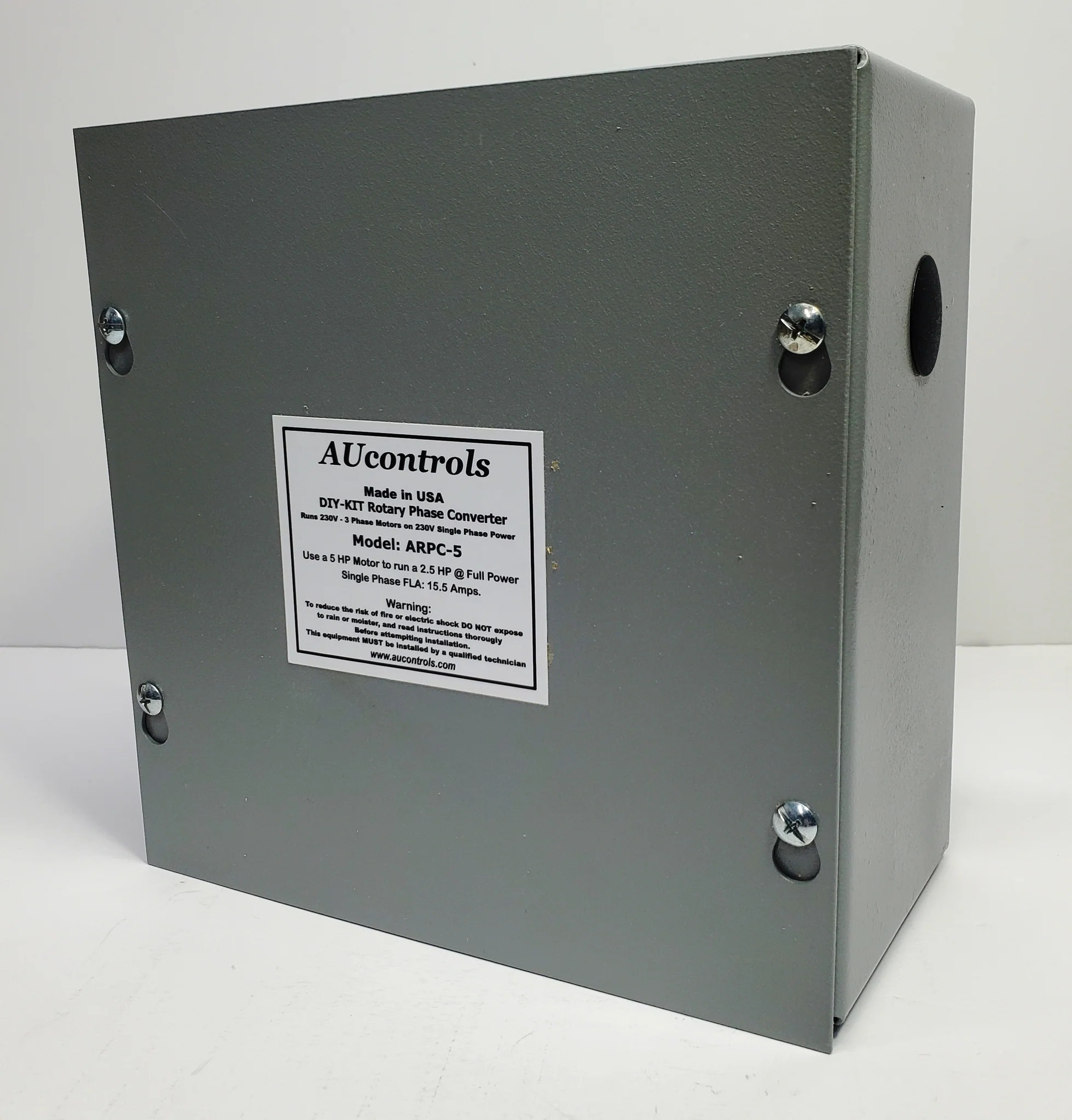 DIYKIT ARPC5, Make your Rotary Phase Converter and get 3Phase FULL