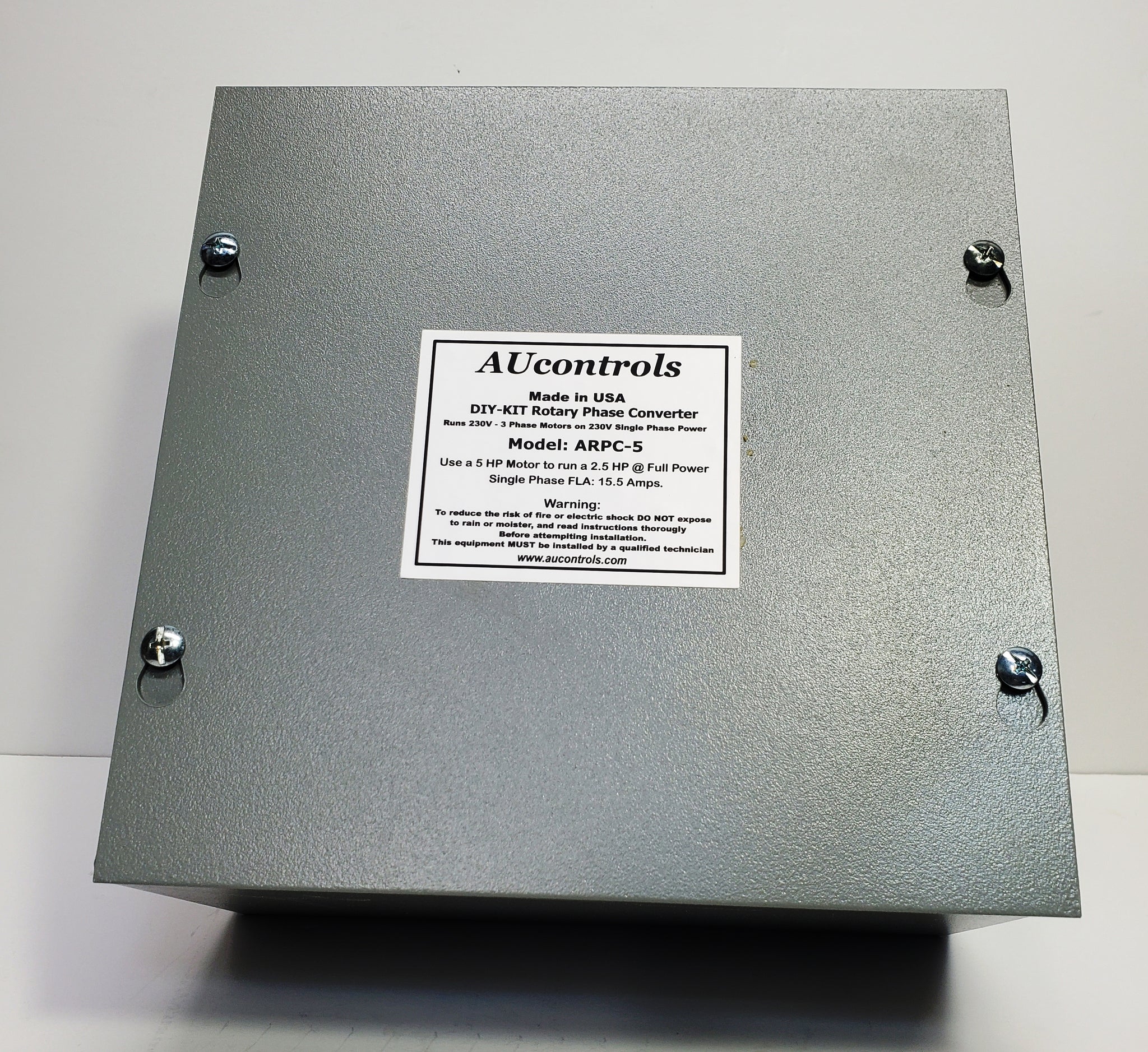 DIYKIT ARPC5, Make your Rotary Phase Converter and get 3Phase FULL