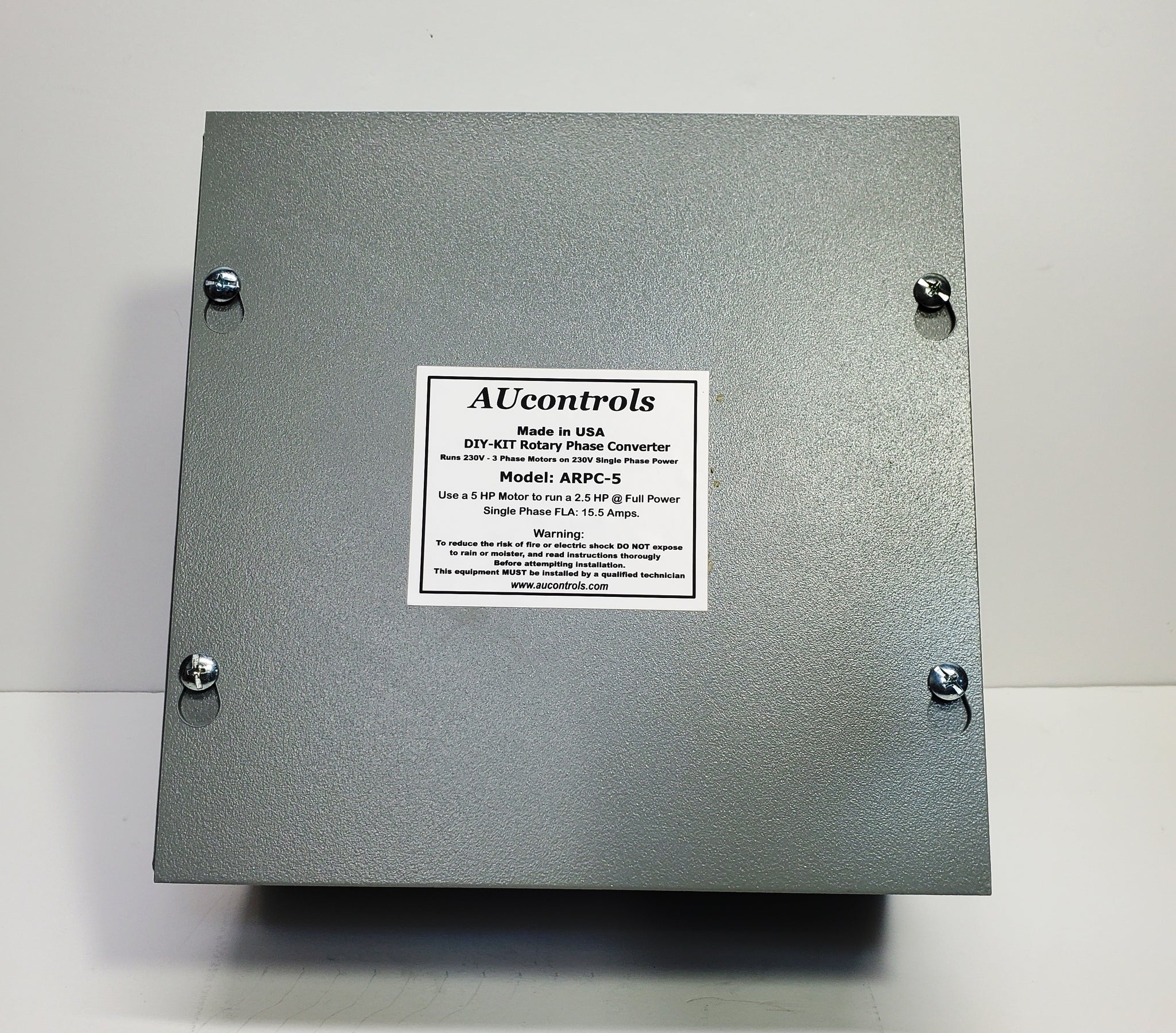 DIYKIT ARPC5, Make your Rotary Phase Converter and get 3Phase FULL