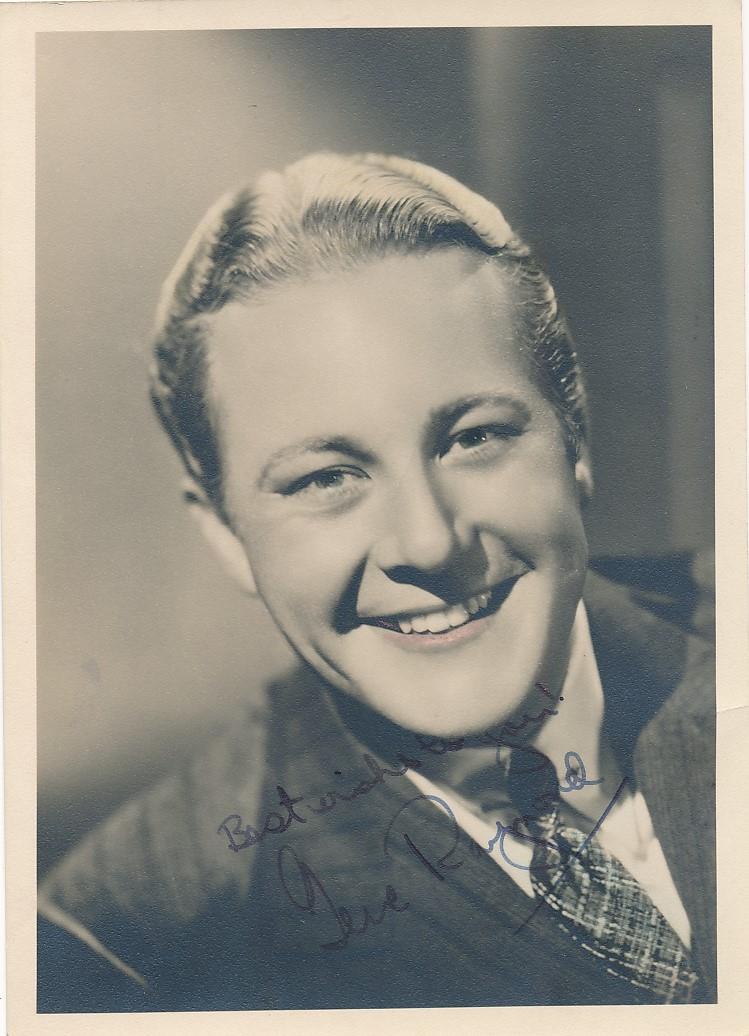 Todd Mueller Autographs Gene Raymond Signed Vintage Matte Finish