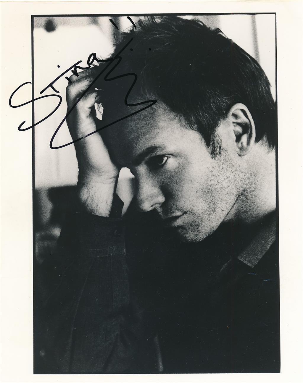 Todd Mueller Autographs Sting Vintage satin finish signed photograph