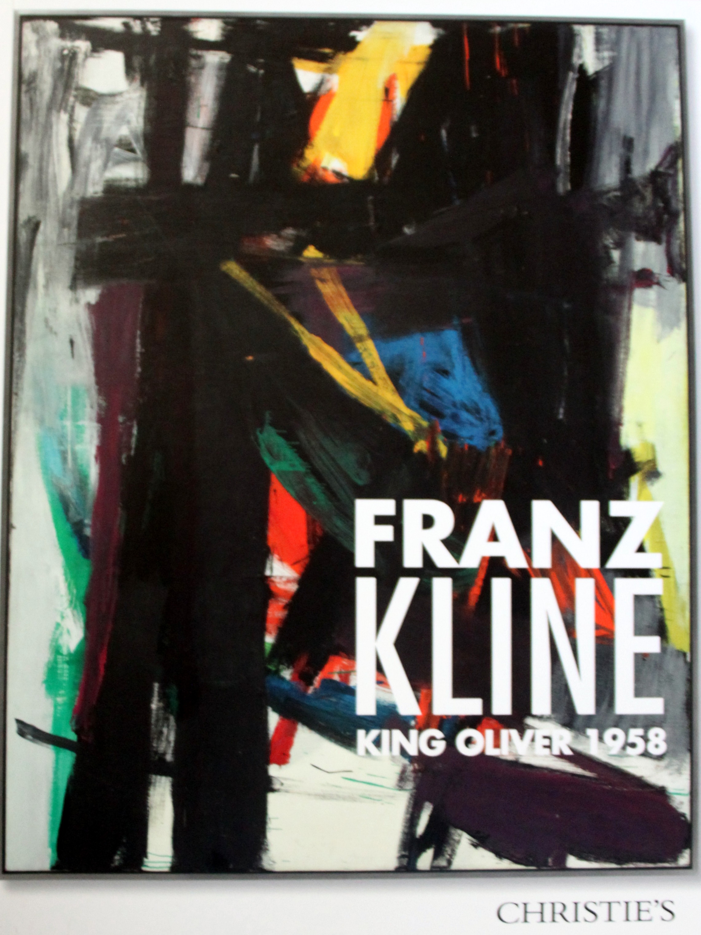 CHRISTIES FRANZ KLINE KING OLIVER 1958 Auction Catalogs Home of the