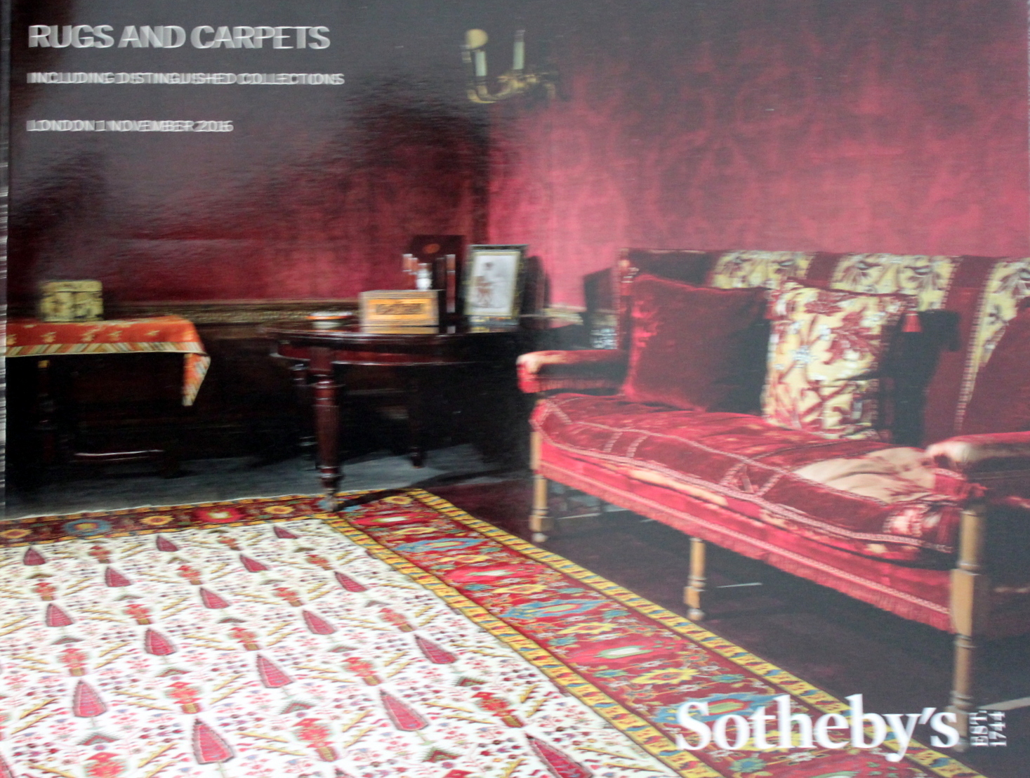 IH SOTHEBY'S LONDON RUGS AND CARPETS 11/1/16 SALE CODE 16872 Auction