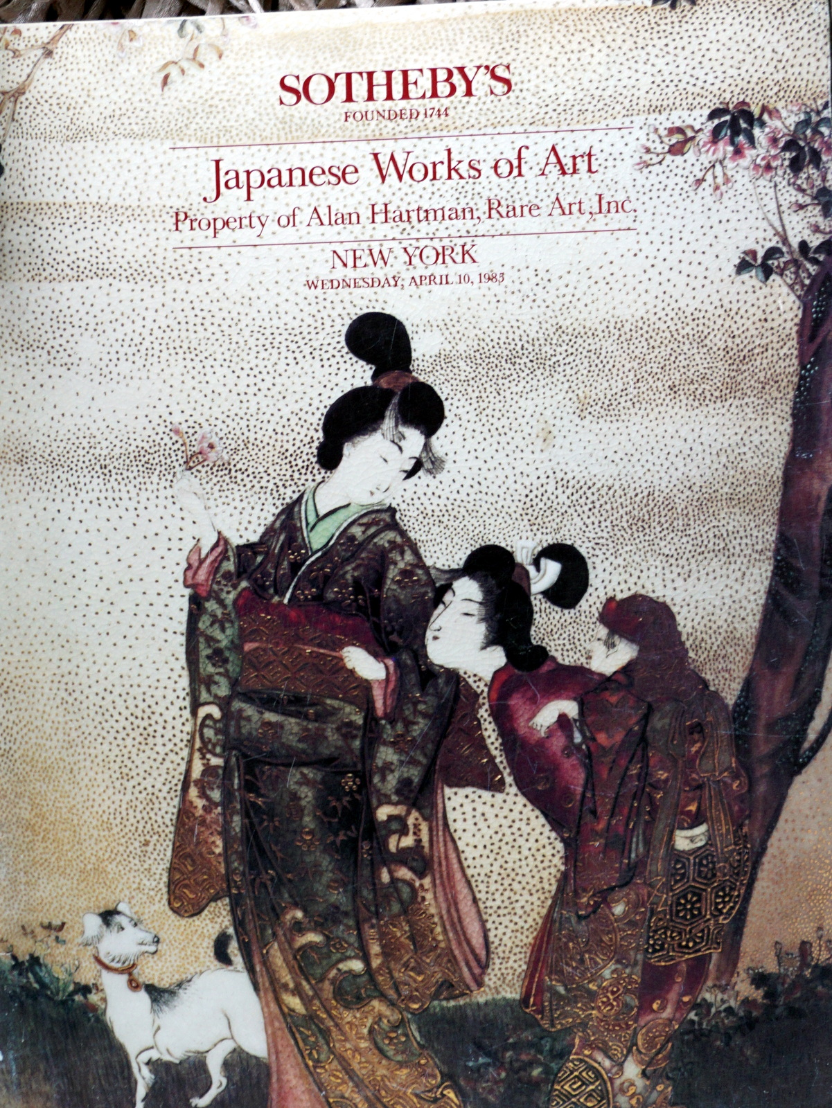 IH SOTHEBY'S NEW YORK JAPANESE WORKS OF ART PROPERTY OF ALAN, RARE ART