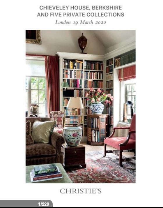 ( EMAIL ME I WILL TRY TO LOCATE ONE)Christie's Chieveley House