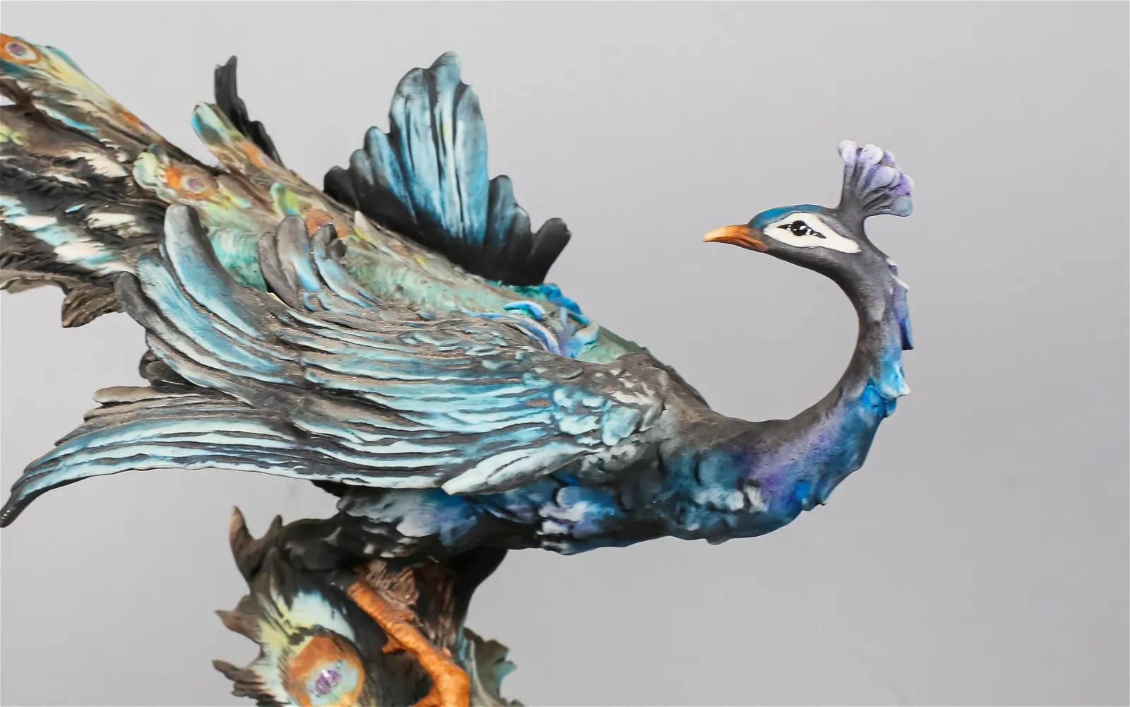 Giuseppe Armani Peacock Capodimonte Figurine Auction Daily