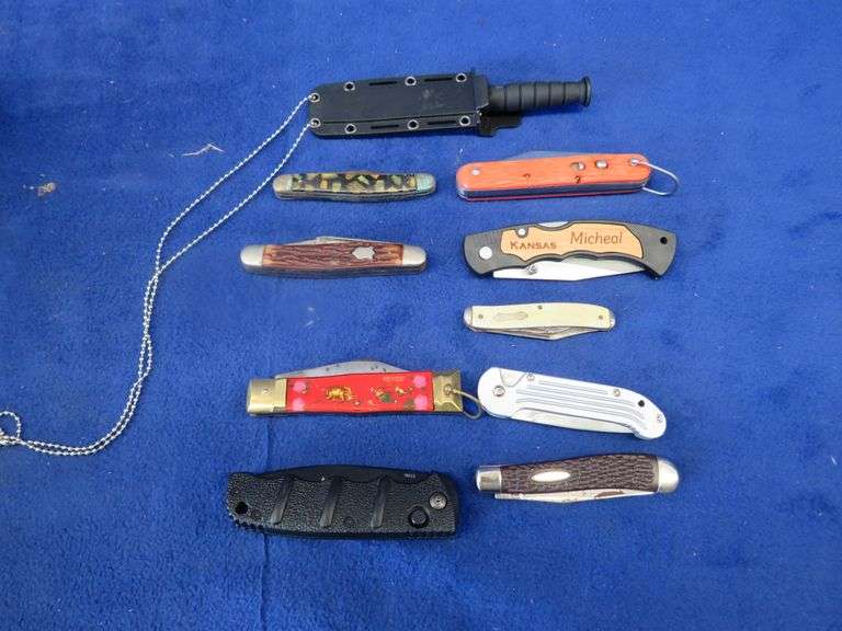 Ten Collectible Pocket Knives AAA Auction and Realty