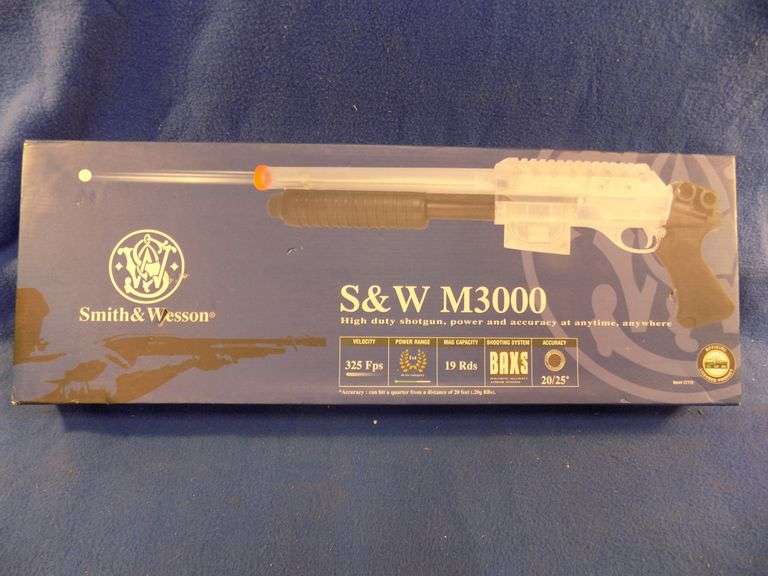 Smith & Wesson M3000 airsoft shotgun no magazine AAA Auction and Realty