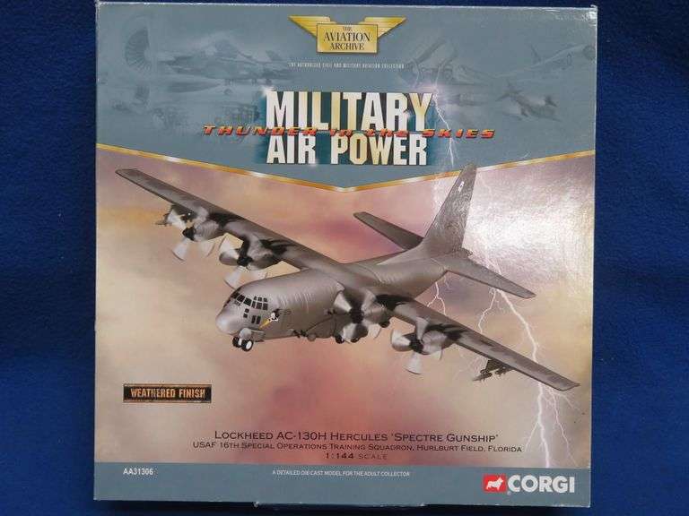 Lockheed AC130H Hercules 'Spectre Gunship' diecast metal model