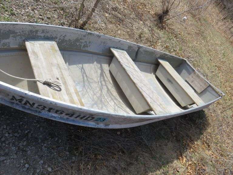 12' Sea King aluminum boat with registration AAA Auction and Realty