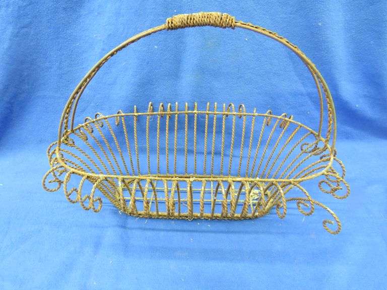 Metal basket AAA Auction and Realty