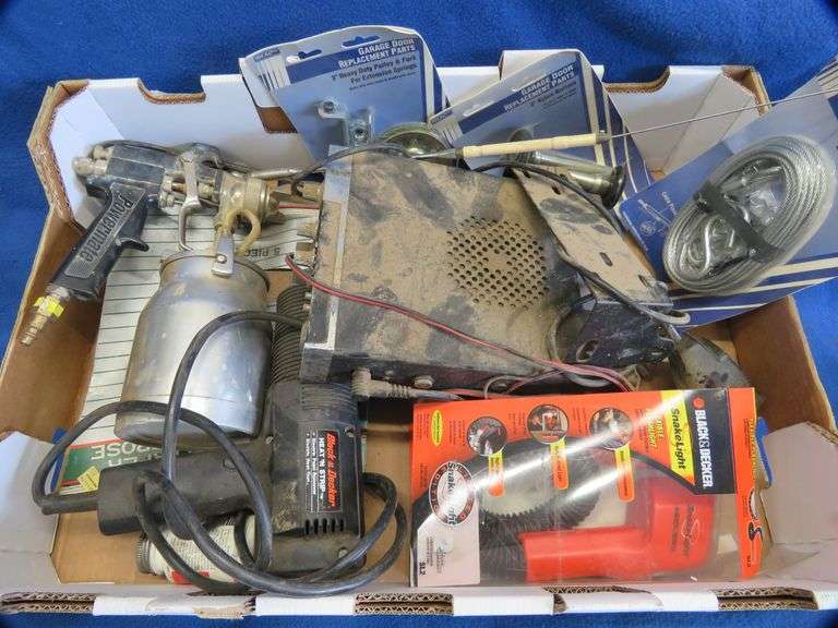 CB Radio, Heat Gun, Paint Sprayer, Garage Door Parts, and More AAA