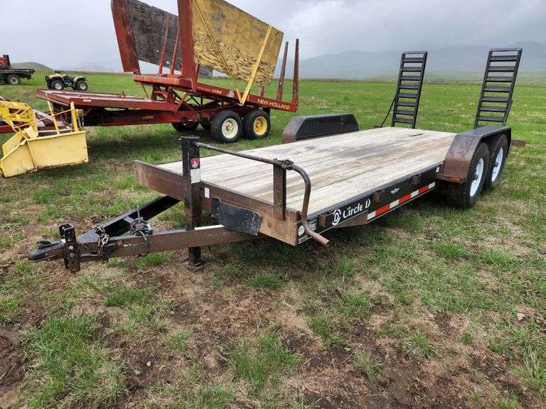 2008 Circle D flatbed trailer Ascent Auction
