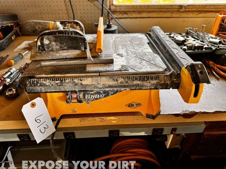 QEP 650XT Tile Saw Advantage Land Co./G3 Auction South Dakota and