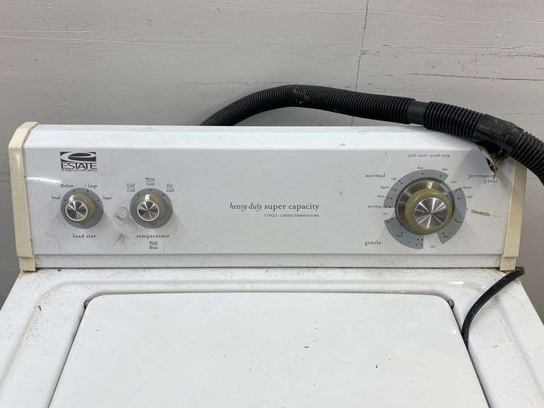 Estate by Whirlpool Corp heavy duty super capacity washing machine