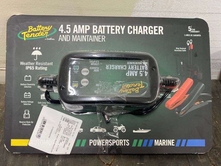 4.5 amp battery charger battery tender. 1c - Lil Dusty Online Auctions
