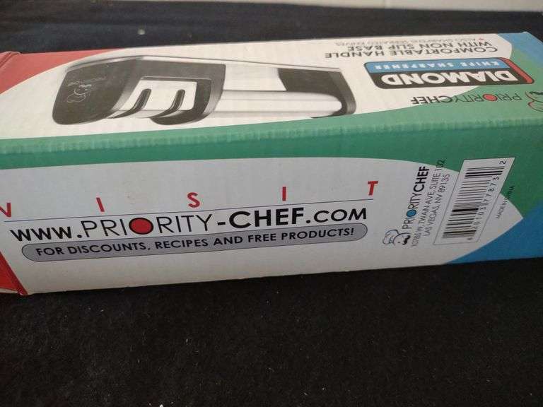 Priority Chef Diamond knife sharpener NIB Lil Dusty Online Auctions