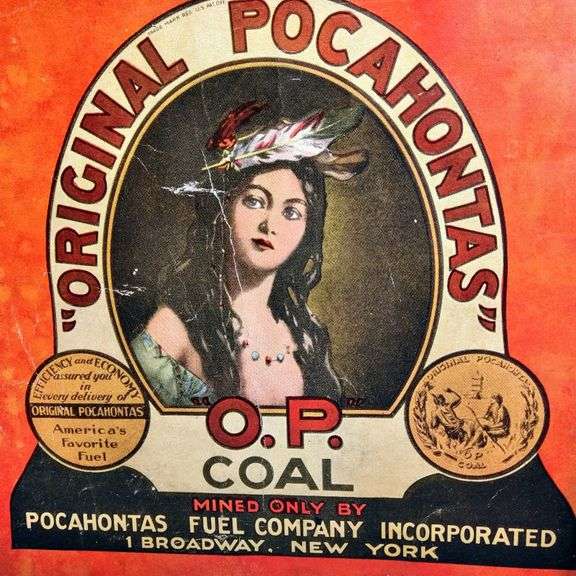 Pocahontas Coal Co. advertising comic book about the life of Pocahontas from Farmers Grain