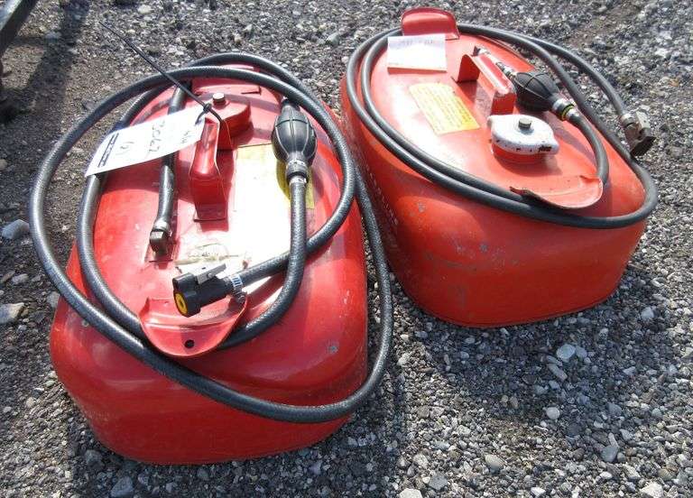 (2) ThreeGallon Boat Fuel Tanks Albrecht Auction Service