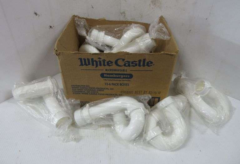 (10) PVC P Traps with Marvel Connectors Albrecht Auction Service