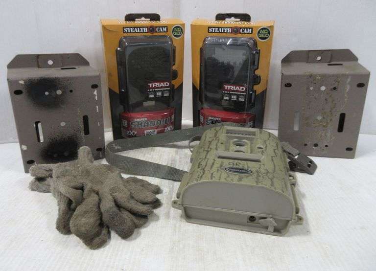 Moultrie Camera, Stealth Sniper, and Shadow Trail Cameras with Lock