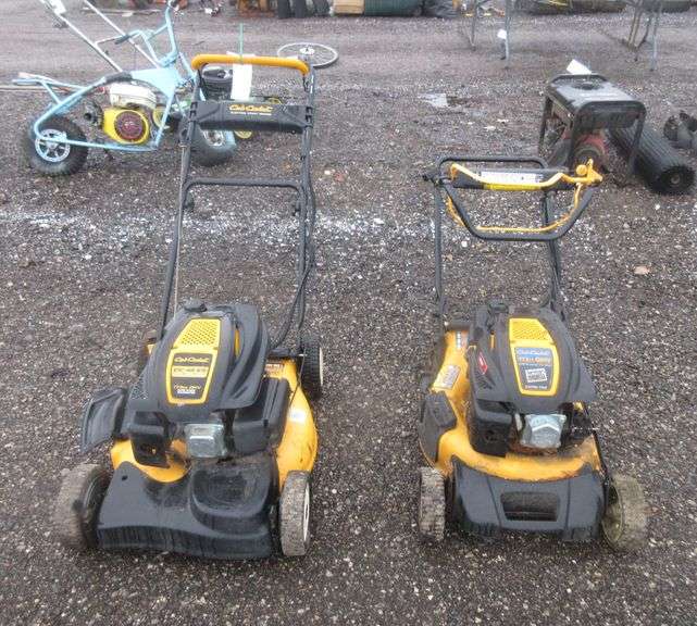 (2) Cub Cadet Push Mowers with Electric Start - Albrecht Auction Service