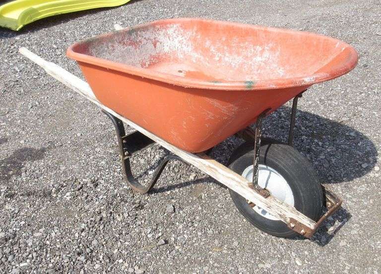 Plastic Tub Wheelbarrow Albrecht Auction Service