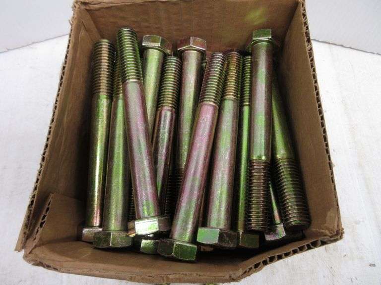 (50) 5/811 x 5 1/2" Grade 8 Bolts Albrecht Auction Service