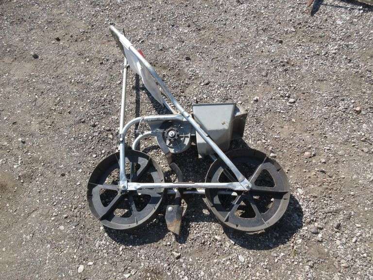 Lambert Seed Row Planter with Fertilizer Hopper and Seed Plates Albrecht Auction Service