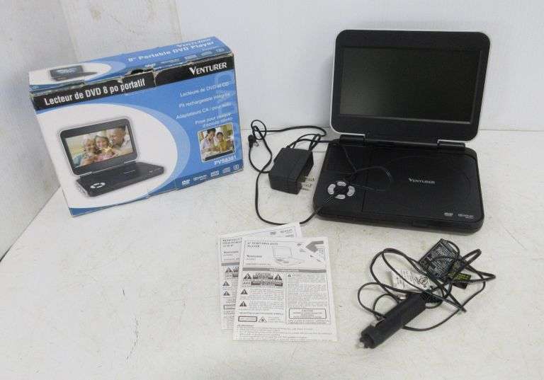 Venturer 8" Portable DVD Player Albrecht Auction Service