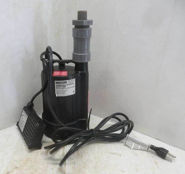 Everbilt Submersible Utility Pump, Model No. EBAU33 Albrecht Auction