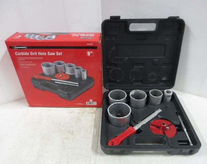 Carbide Grit Hole Saw Set Albrecht Auction Service