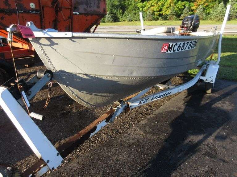 Mirrocraft Boat with EZ Loader Trailer, Comes with 18 HP FourStroke