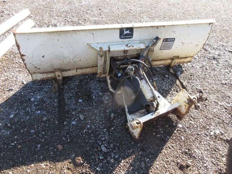 John Deere Snow Plow for Lawn Mower Albrecht Auction Service
