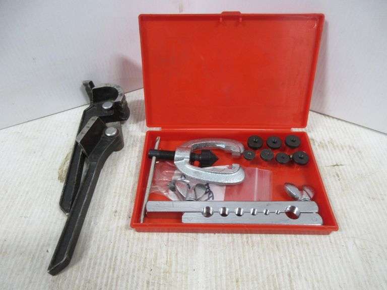Tubing flare kit with tubing bender Albrecht Auction Service