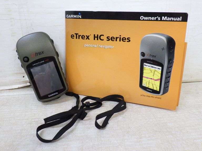Garmin eTrex venture HC color display GPS, AA battery, mapSource ready