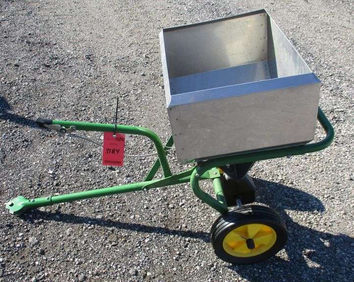 John Deere stainless steel lawn spreader, 18"W Albrecht Auction Service