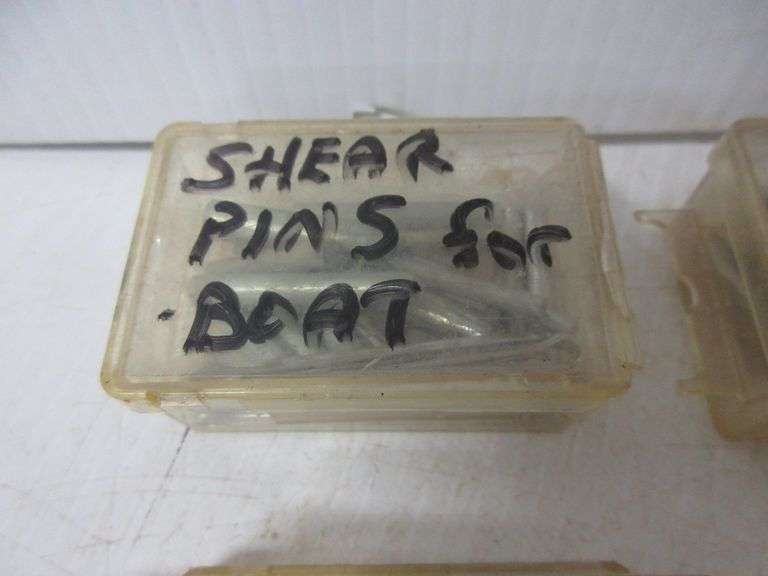 Over (50) Various size boat motor shear pins and keys Albrecht