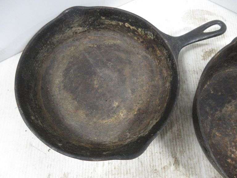 (2) Cast iron pans, good Albrecht Auction Service
