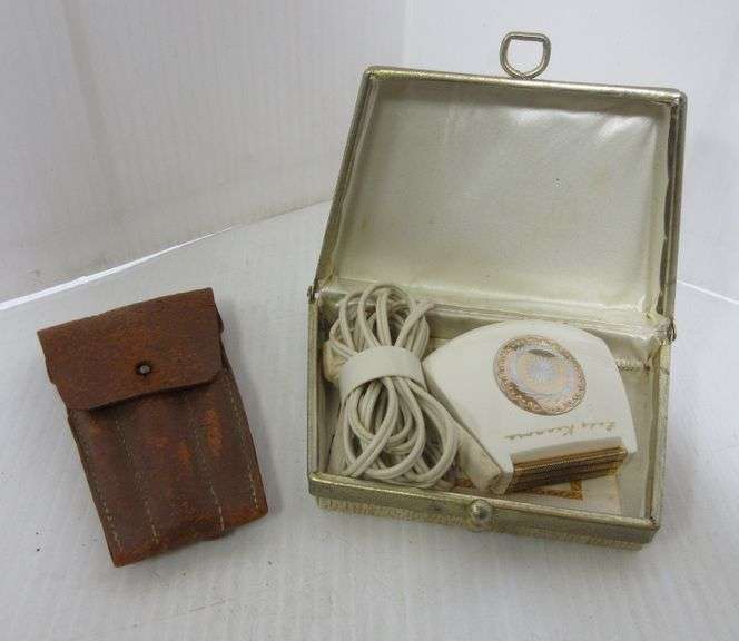 Lady Kenmore Electric Razor, and Older Nail Kit Albrecht Auction Service
