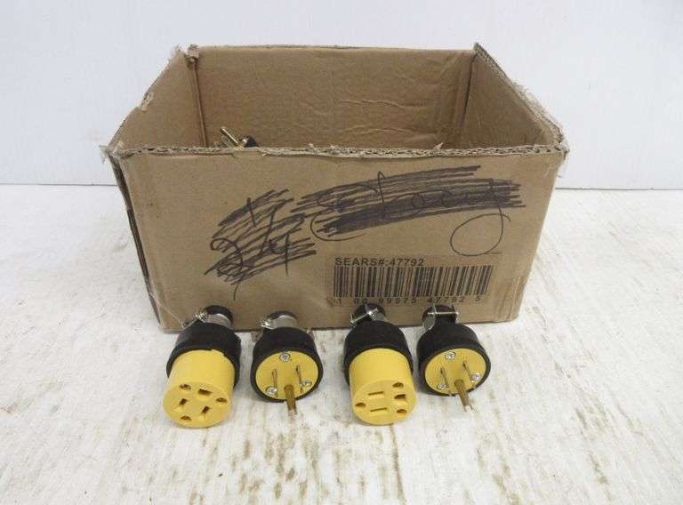(16) Electrical Cord Replacement Ends: 8- Male, and 8- Female