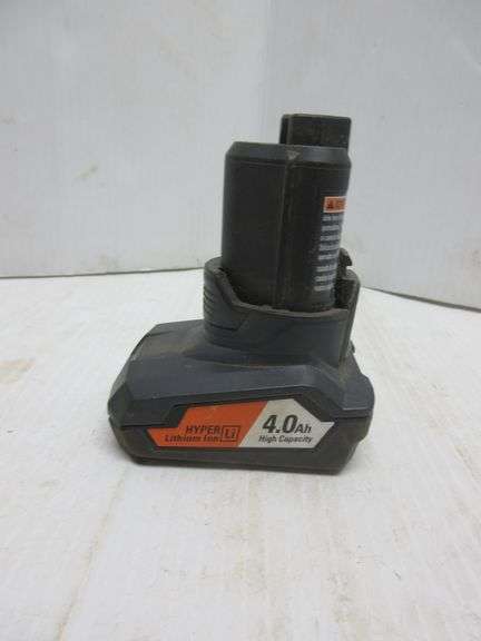 Ridgid 12V battery, good - Albrecht Auction Service