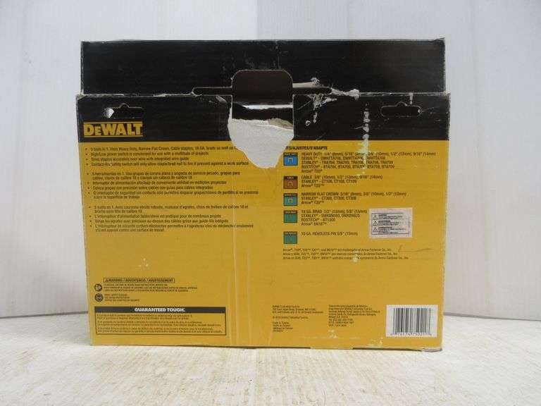 DeWALT DWHT75021, 5-in-1, multi-tacker, fires staples and brad nails