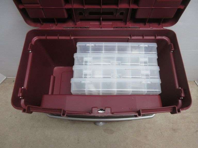 Keter tackle master cart, 18"W x 10"D x 25"H, new Albrecht Auction