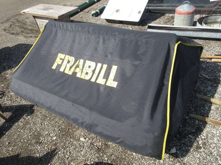 FRABILL Ranger XL twin ice shanty with LED lights and twopiece hutch