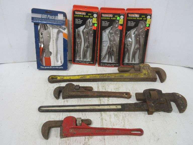 Large wrenches and pliers Albrecht Auction Service