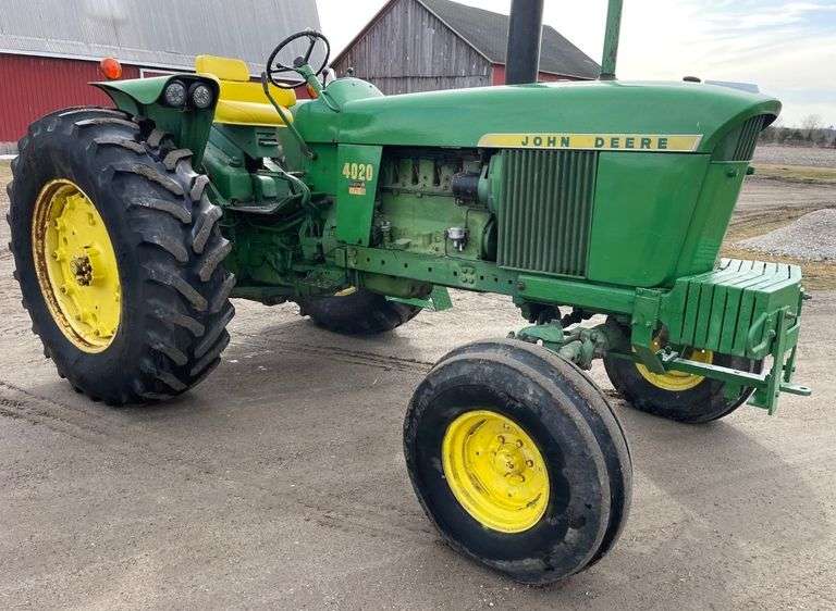1968 John Deere 4020 Gas Tractor, (5245 Original Hours), S/N 211R